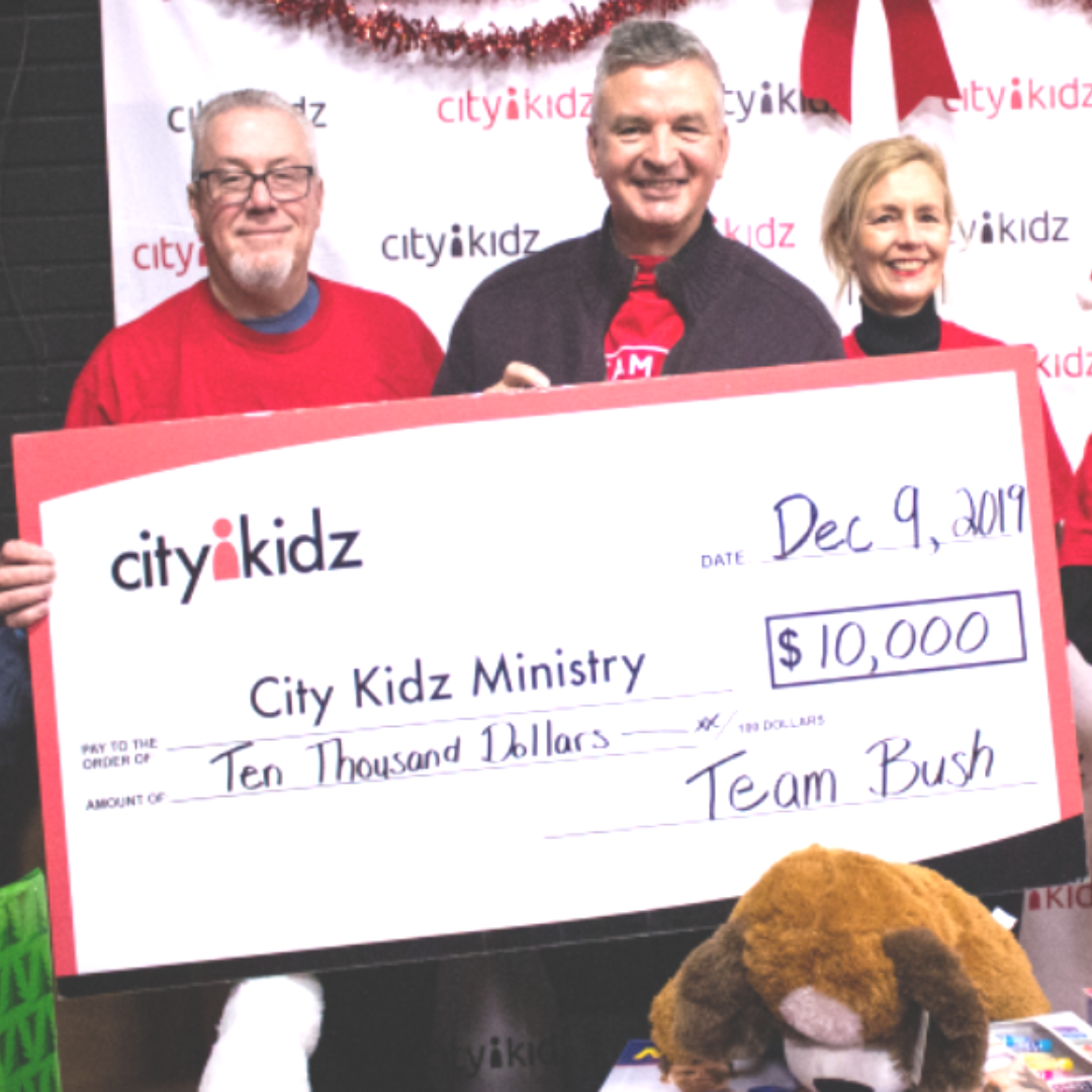 CityKidz December 2019 donation